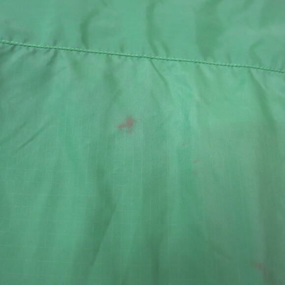 VINTAGE 1970's Steven Barry Jumpsuit Size M Elastic Waist Pockets Nylon Green - Picture 6 of 14